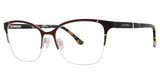 Via Spiga Eyeglasses Via Spiga Brunetta Burgundy/900