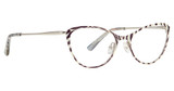 XOXO Eyeglasses Belleair Zebra/ZBRA