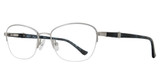 Buxton Eyeglasses BX307 MATTE SILVER/SILVER
