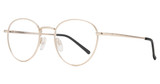 Affordable Designs Eyeglasses Boston Matte Gold