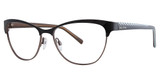 Via Spiga Eyeglasses Via Spiga Regina Black/Tan/500