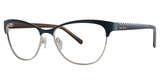 Via Spiga Eyeglasses Via Spiga Regina Teal/Gold/800