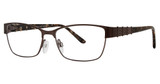 Gloria by Gloria Eyeglasses Gloria By Gloria Vanderbilt 4070 Brown/183
