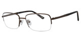 AirMag Eyeglasses AIRMAG A6258 Matte Brown/C2