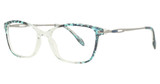 CARAVAGGIO Eyeglasses C132 TEAL/TEA