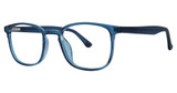 Modern Plastics II Eyeglasses Narrate blue matte