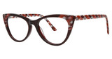 Modern Art Eyeglasses A612 ruby/rose