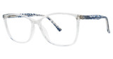 Modern Plastics II Eyeglasses Prepare crystal/blue