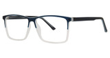 Modern Plastics II Eyeglasses Filter navy/frost matte