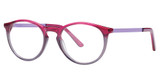 Deja Vu Eyeglasses 9028 Raspberry/Purple