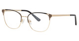 Vavoom/Vivian Morgan Eyeglasses 8105 Black/Tan