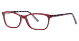 Elan Collection Eyeglasses 3043 Cranberry/Black
