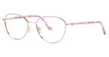 Elan Collection Eyeglasses 3429 Lilac/Gold