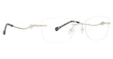 Totally Rimless Eyeglasses Trellis(323) Silver/SILV