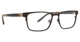 Badgley Mischka Eyeglasses Saratoga Brown/BRWN