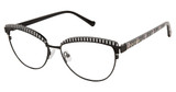 BETSEY JOHNSON Eyeglasses LUXE BLACK/BLK
