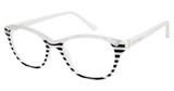 BETSEY JOHNSON Eyeglasses SHIMMY WHITE/WHT