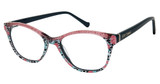 BETSEY JOHNSON Eyeglasses SHIMMY TEAL/TEA
