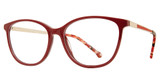 Global Optique Eyeglasses PB862 BURGUNDY