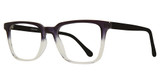 Eye Q Eyewear Eyeglasses STRATFORD BLACK CRYSTAL/BLACK