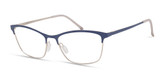 Eco Eyeglasses MAYA Dark purple / Rose gold/DPUR