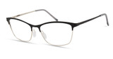 Eco Eyeglasses MAYA Black / Gold/BKGD