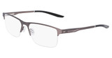 Nike Eyeglasses NIKE 8045 BRUSHED GUNMETAL/BLACK/071