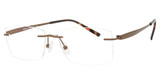 AirMag Eyeglasses AIRMAG A6370 Brown/C2