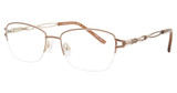 Konishi Eyeglasses KONISHI KF8391 Coffee/Gold/C2