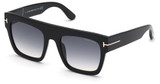 Tom Ford Eyeglasses FT0847 shiny black / gradient smoke/01B