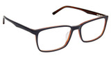 Superflex Eyeglasses SF-581 NAVY COFFEE/S301