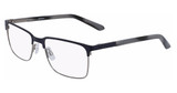 Dragon Eyeglasses DR2015 MATTE NAVY/SLATE WOOD/410