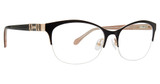 Badgley Mischka Eyeglasses Elisabeth Black/BLCK