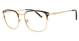 Konishi Eyeglasses KONISHI KF8603 Black/Gold/C1
