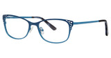 Genevieve Boutique Eyeglasses Highlight matte navy ombre