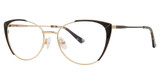 Genevieve Boutique Eyeglasses Monique black/gold