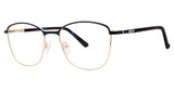 Genevieve Paris Design Eyeglasses Situation navy/gold