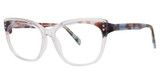 Modern Art Eyeglasses A617 crystal/blue