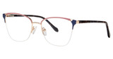 GB+ Eyeglasses Alluring mauve/navy/gold