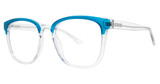 Modern Plastics II Eyeglasses Intention teal/blue crystal