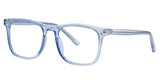 Modern Plastics I Eyeglasses Testify blue crystal