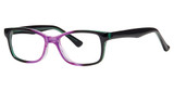 Modern Plastics I Eyeglasses Squiggle jade/purple