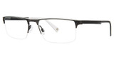 Shaquille O'Neal Eyeglasses Shaquille O'Neal 179M BLK/WHITE/021