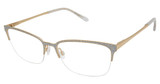 Lulu Guinness Eyeglasses L226 silver/SIL