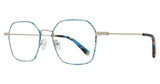 Eye Q Eyewear Eyeglasses MP112 BLUE/SILVER