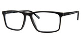 Claiborne Eyeglasses CB 322 MTT BLACK/0003