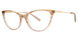 Vera Wang Eyeglasses Gizelle Satin Horn/HN