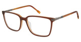Sperry Eyeglasses SPVAUGHN TRANS BROWN/C02