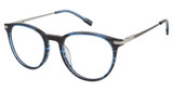 Sperry Eyeglasses SPWINSLOW NAVY HORN/SLVR/C03