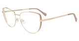 Lucky Brand Eyeglasses VLBD122 Gold